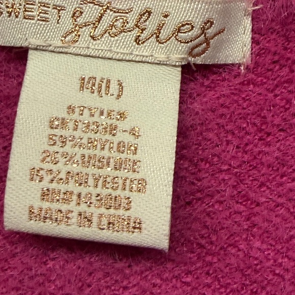 Cozy Kids' Fuzzy Pink Cardigan - Picture 3 of 7